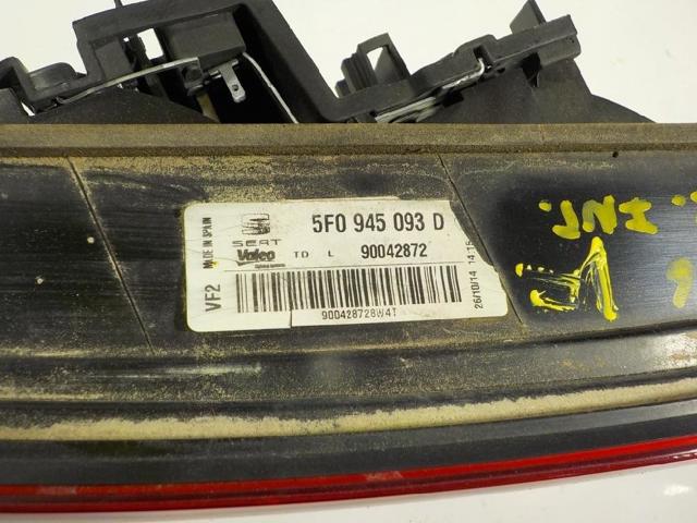 VAG 5F0945093D Piloto trasero interior izquierdo  en stock Salamanca