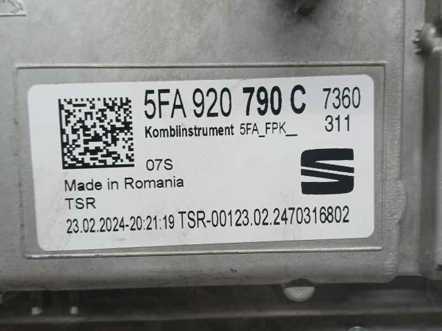 5FA920790C VAG Tablero de instrumentos  comprar en Jaén