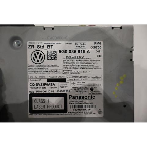 5G0035819A Unidad de control multimedia  disponible Utrera