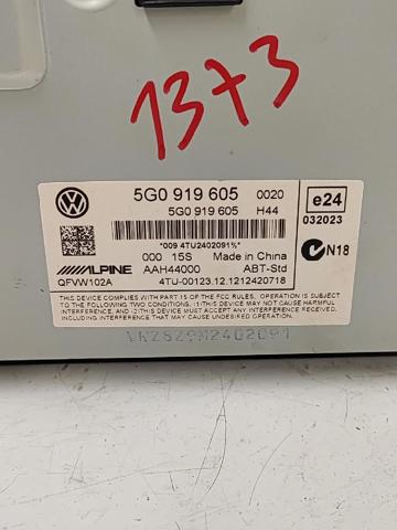 5G0919605 VAG Radio comprar Bilbao