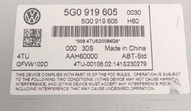 5G0919605 VAG Radio AM/FM  comprar en Lleida