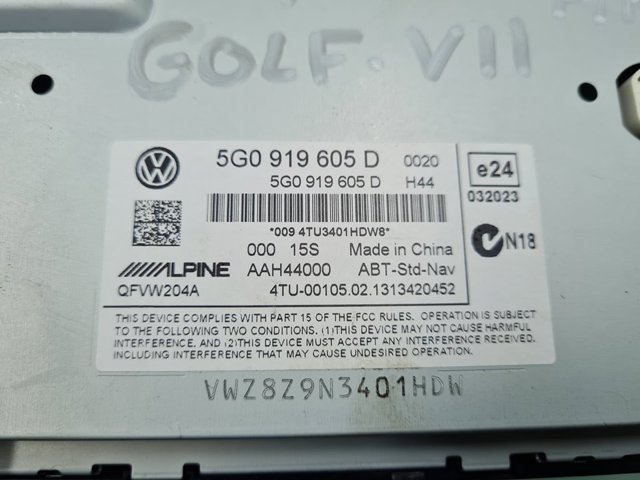 VAG 5G0919605D Pantalla multifunción  comprar en Ponferrada