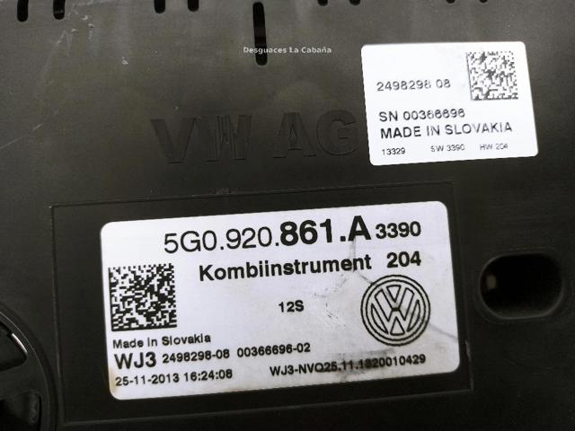 5G0920861A Tablero de instrumentos  disponible Burgos