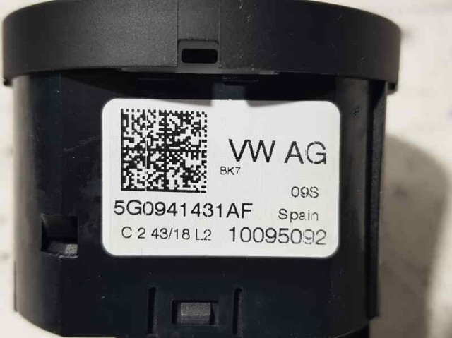 5G0941431AF VAG Interruptor de luces en el tablero  comprar en Oviedo