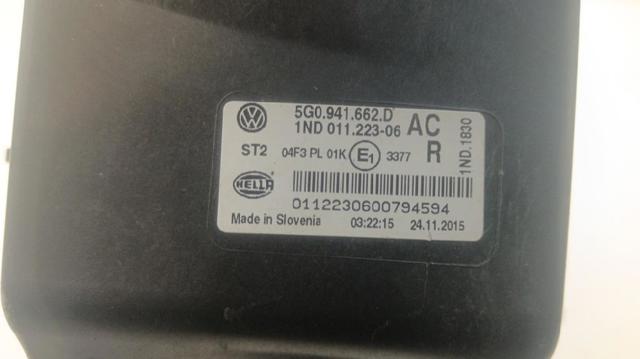 VAG 5G0941662D Faro antiniebla derecho comprar Pamplona