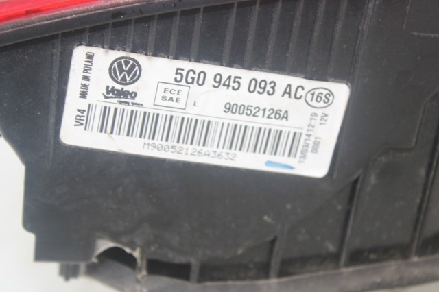 5G0945093AC VAG Piloto trasero interior izquierdo  disponible Vigo