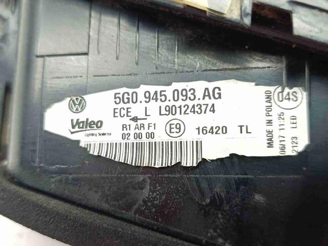 VAG 5G0945093AG Piloto trasero interior izquierdo  en stock Terrassa