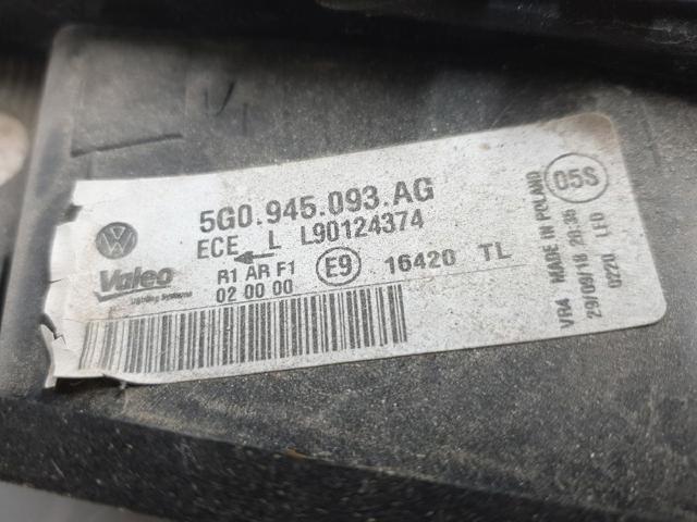5G0945093AG VAG Piloto trasero interior izquierdo  disponible Vigo