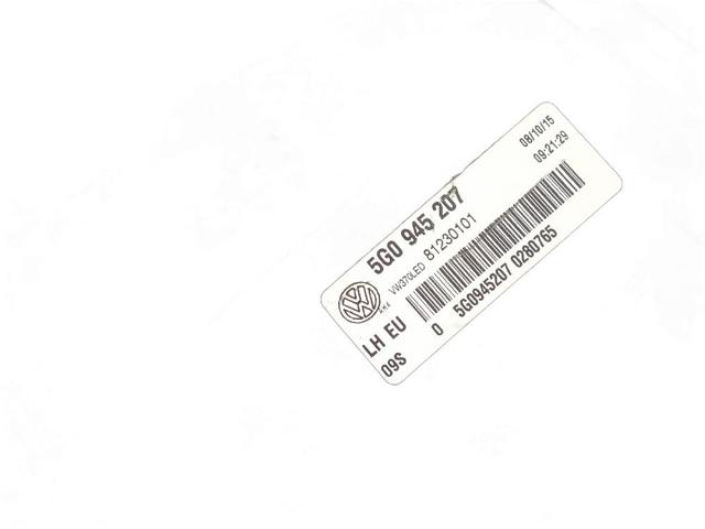 VAG 5G0945207 Piloto trasero exterior izquierdo  en stock Salamanca