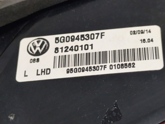 5G0945307F VAG Piloto trasero interior izquierdo  disponible Vigo
