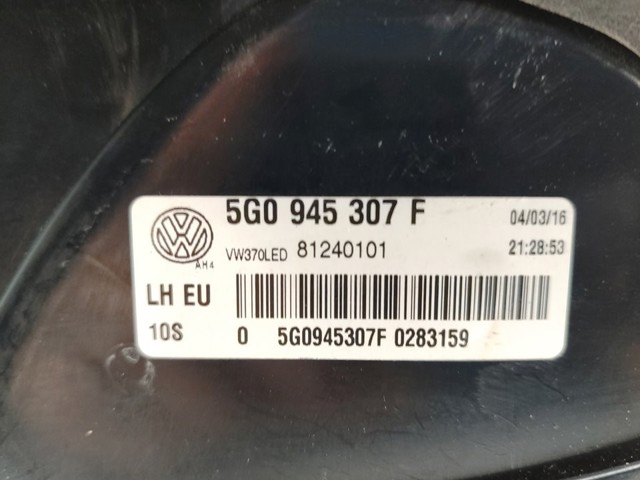 5G0945307F VAG Piloto trasero interior izquierdo  disponible Ourense