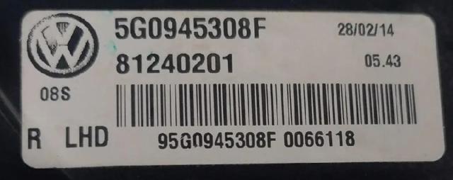 VAG 5G0945308F Piloto trasero interior derecho comprar Pamplona