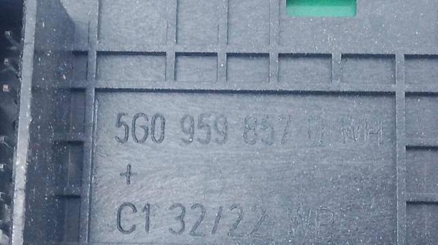 5G0959857 VAG Unidad de control de elevalunas delantera izquierda  comprar en Jaén