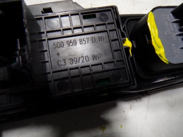 5G0959857DWHS VAG Interruptor de elevalunas delantera izquierda  en stock Huelva