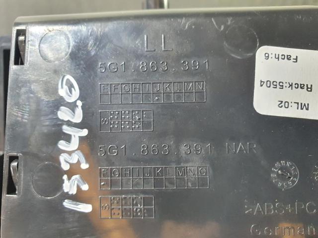 5G1863391 Cenicero de la consola central  comprar en Pontevedra