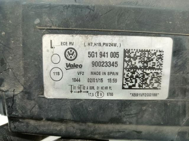 5G1941005 VAG Faro izquierdo  comprar en Jaén