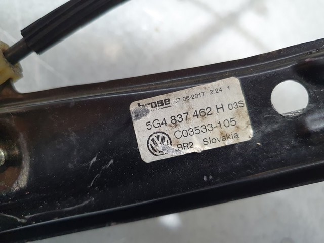 VAG 5G4837462H Mecanismo de elevalunas de la puerta delantera derecha  comprar en Albacete