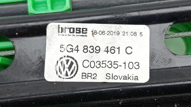 5G4839461C VAG Mecanismo de elevalunas de la puerta trasera izquierda  comprar en Lleida