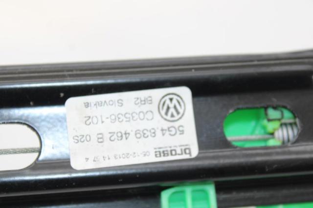 5G4839462B Mecanismo de elevalunas de la puerta trasera derecha  en stock Granada
