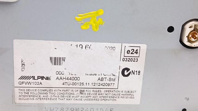 5G6919605A Radio AM/FM  disponible Málaga