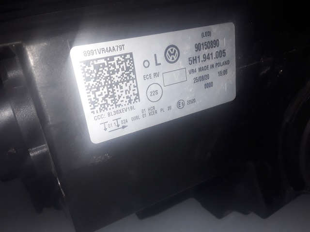 Faro izquierdo Volkswagen Golf 8 CD1, DA1