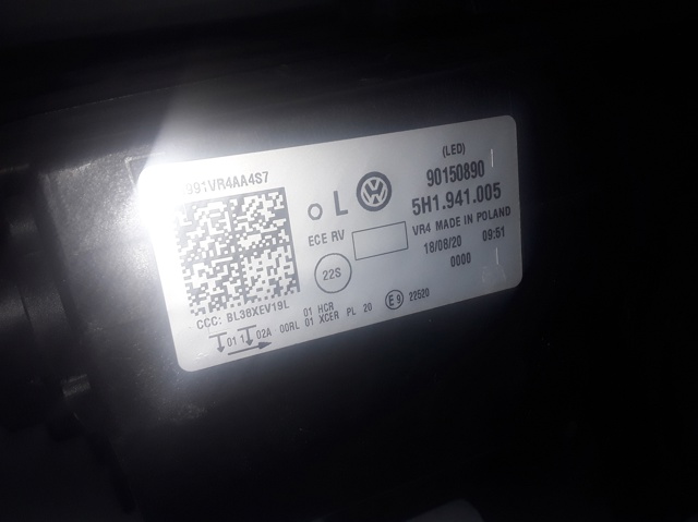 Faro izquierdo Volkswagen Golf 8 CD1, DA1