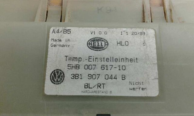 Mando climatizador para volkswagen passat (3b2) (1996-2001) 5HB00761710
