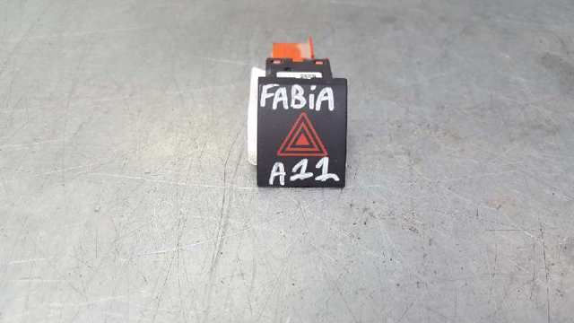Boton de luz de emergencía para Skoda Fabia 5J2, 542, 572, 582