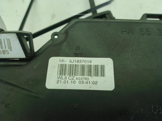 5J1837016 VAG Cerradura de puerta delantera derecha  en stock Gandía