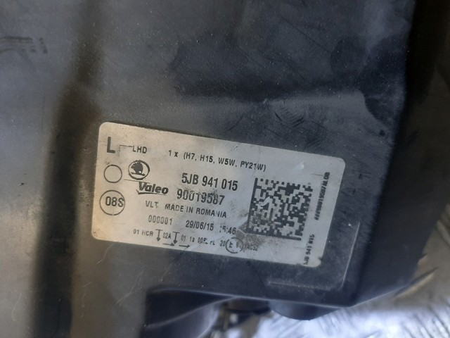 5JB941015 Faro izquierdo  comprar en Zaragoza