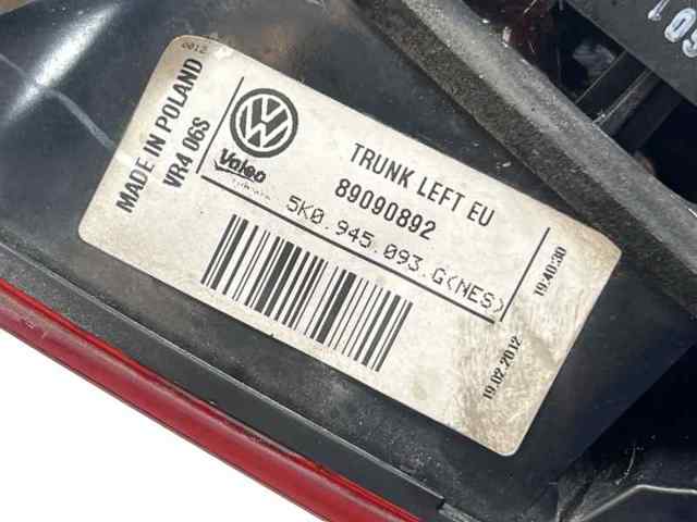 5K0945093G Piloto trasero interior izquierdo  en stock Sabadell