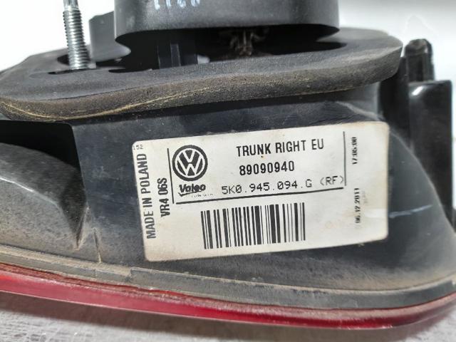 5K0945094 VAG Piloto trasero interior derecho comprar Alcalá