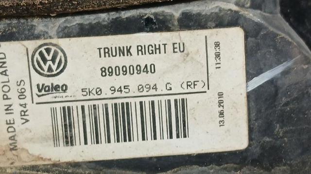 VAG 5K0945094G Piloto trasero interior derecho comprar Tarragona