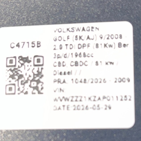 5K0945096M VAG Piloto trasero exterior derecho  en stock Huelva