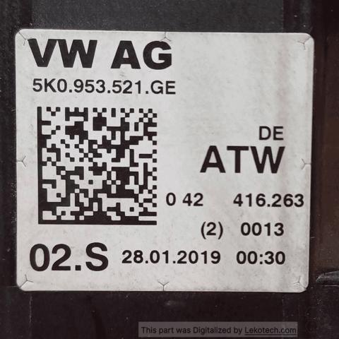 5K0953502K9B9 VAG