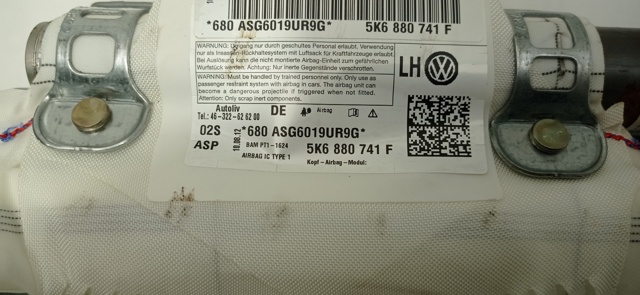 5K6880741F VAG Airbag de cortina lateral izquierda  en stock Huelva