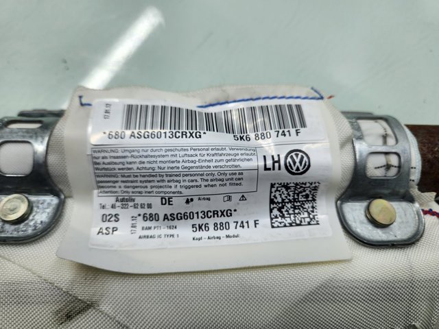 5K6880741F Airbag de cortina lateral izquierda  en stock Castellón