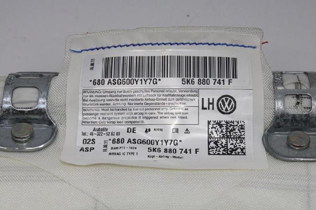 5K6880741F VAG Airbag de cortina lateral izquierda  en stock Huelva