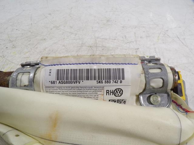 5K6880742D VAG Airbag de cortina lateral derecha  disponible Vigo