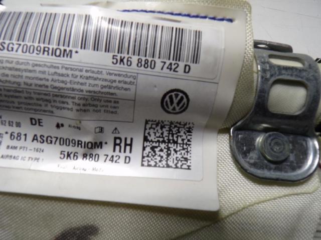 VAG 5K6880742D Airbag de cortina lateral derecha  en stock Salamanca