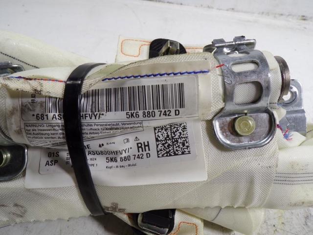 5K6880742D Airbag de cortina lateral derecha  comprar en Zaragoza
