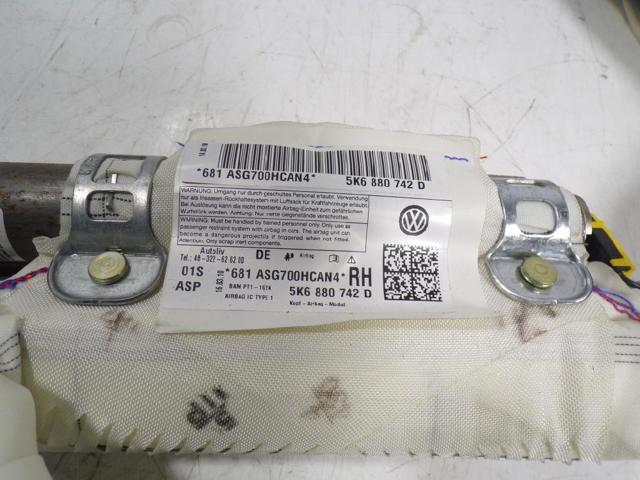 VAG 5K6880742D Airbag de cortina lateral derecha  comprar en Albacete