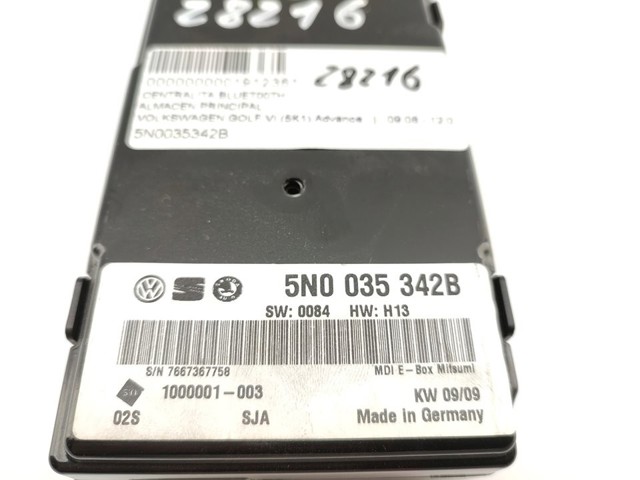 5N0035342B VAG Unidad de control multimedia  en stock Córdoba