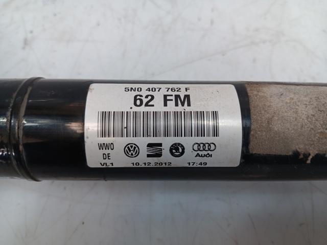 5N0407762F VAG Árbol de transmisión delantero derecho  en stock Gandía