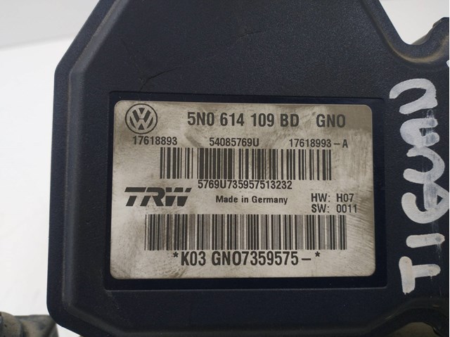 Módulo hidráulico ABS Volkswagen Tiguan 1 5N1, 5N2