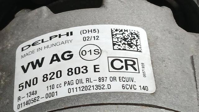 5N0820803E VAG Compresor de aire acondicionado  en stock Gandía