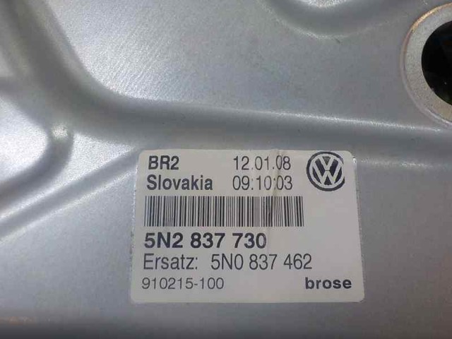 Mecanismo de elevalunas, puerta delantera derecha Volkswagen Tiguan 1 5N1, 5N2