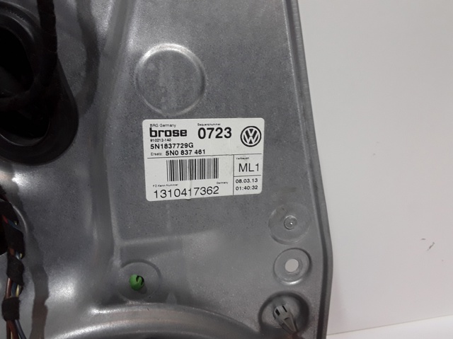 Mecanismo de elevalunas, puerta delantera izquierda Volkswagen Tiguan 1 5N1, 5N2