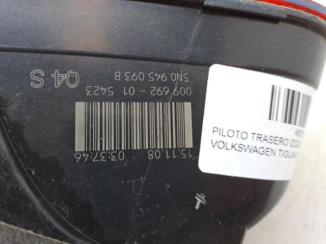 VAG 5N0945093B Piloto trasero interior izquierdo  comprar en Albacete