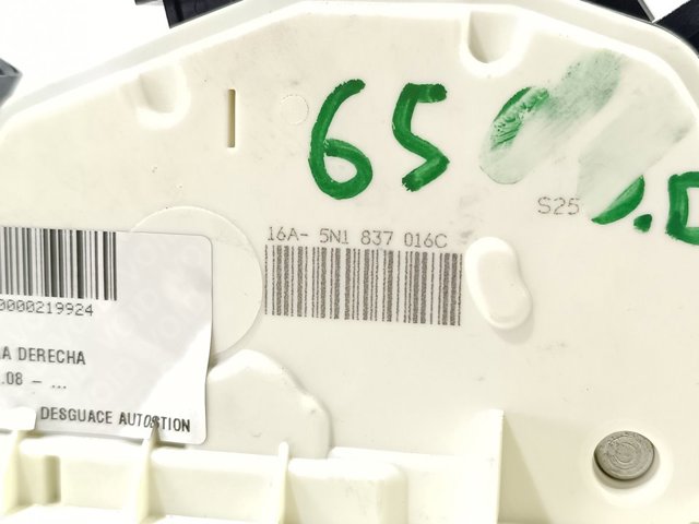 5N1837016C VAG Cerradura de puerta delantera derecha comprar Bilbao